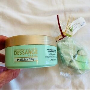 NWT Dessange Pre shampoo Mask and 2 Glycerin soaps